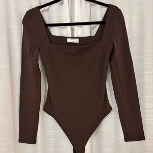 Babaton Chocolate Long Sleeve Top